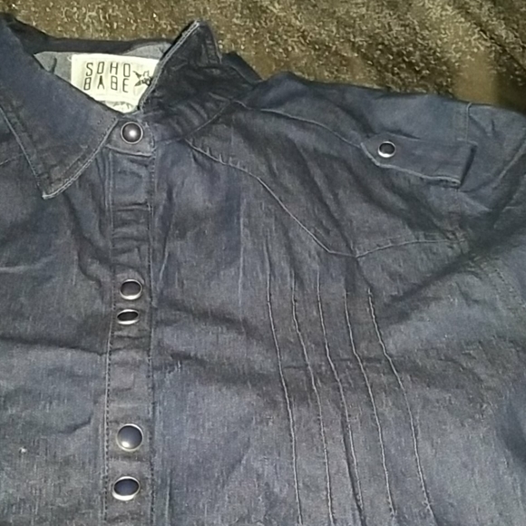 Plus Size Denim Top/Dress - Picture 3 of 3